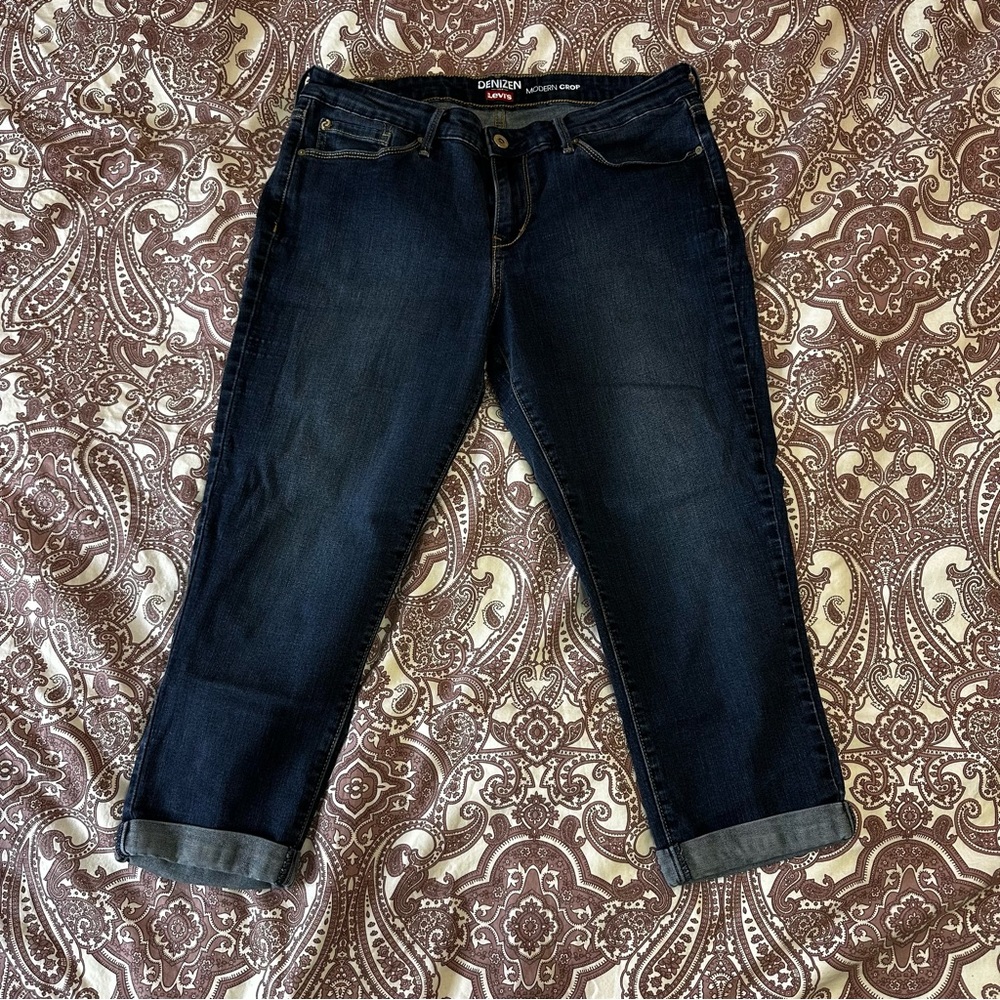 Denizen Levi's Women's Jean Capris Modern Crop Size 12